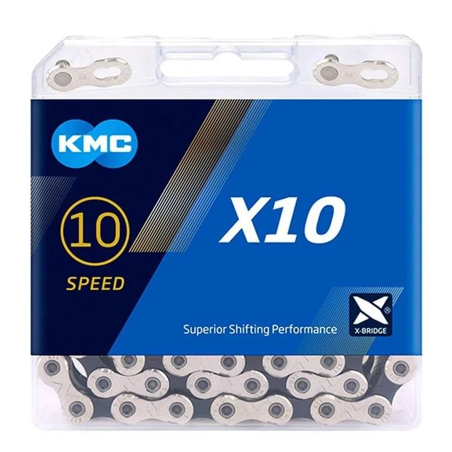 KMC X10 10-Speed Chain-116 Links– AB Bikes Auckland NZ