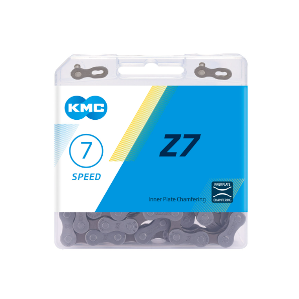 KMC Z7 7-Speed Chain-116 Links– AB Bikes Auckland NZ