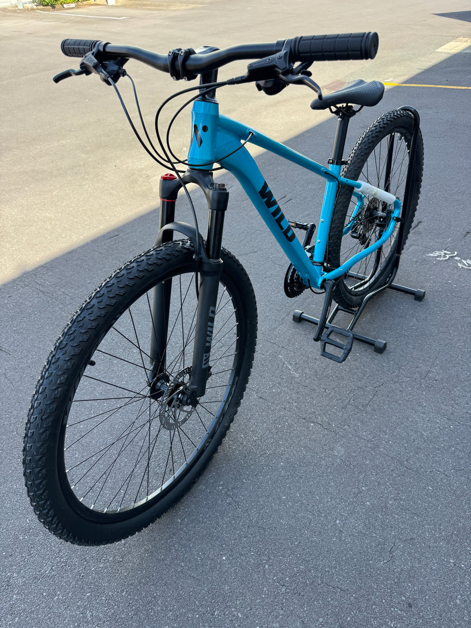 AB Bikes Mountain Bikes Kapoli Wild in blue – front side view
