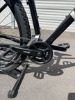 AB Bikes Mountain Bikes Kapoli Wild in black – chain and foot pedal view