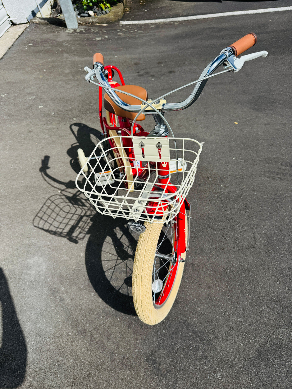 AB Bikes Kids Bikes on sale in red – front view