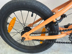 AB Bikes BMX GT Lil Performer PCH O/S in orange – rear wheel view