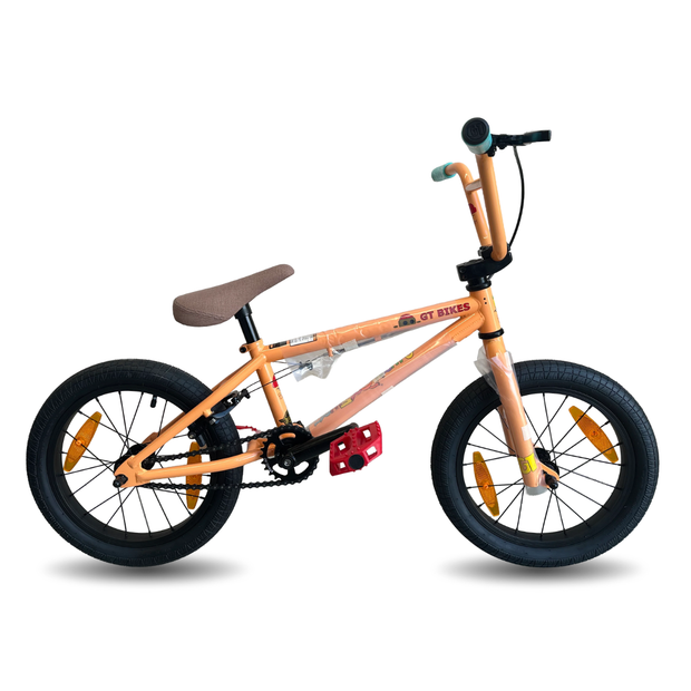 AB Bikes BMX GT Lil Performer PCH O/S in orange – front view