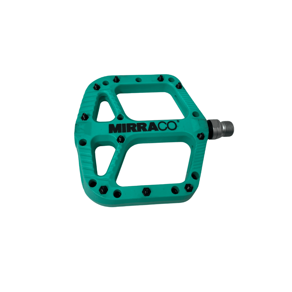 AB Bikes Accessories Bike Foot Pedal in green – top view