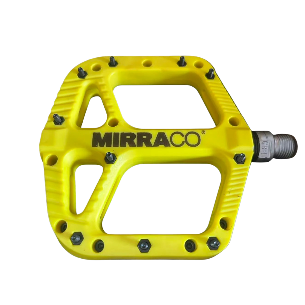 AB Bikes Accessories Bike Foot Pedal in yellow – top view
