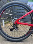 AB Bikes Mountain Bike MONGOOSE in red – rear wheel view