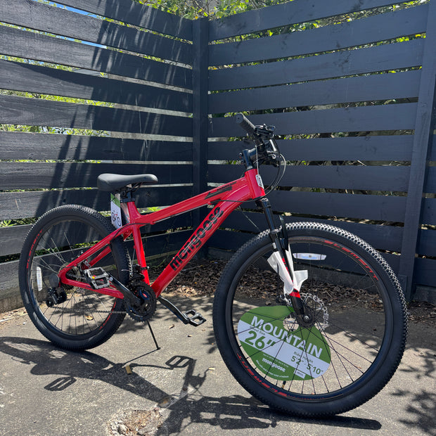 AB Bikes Mountain Bike MONGOOSE in red – side view