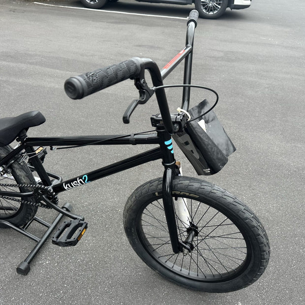 AB Bikes BMX Mafia Kush BMX in black – top side view