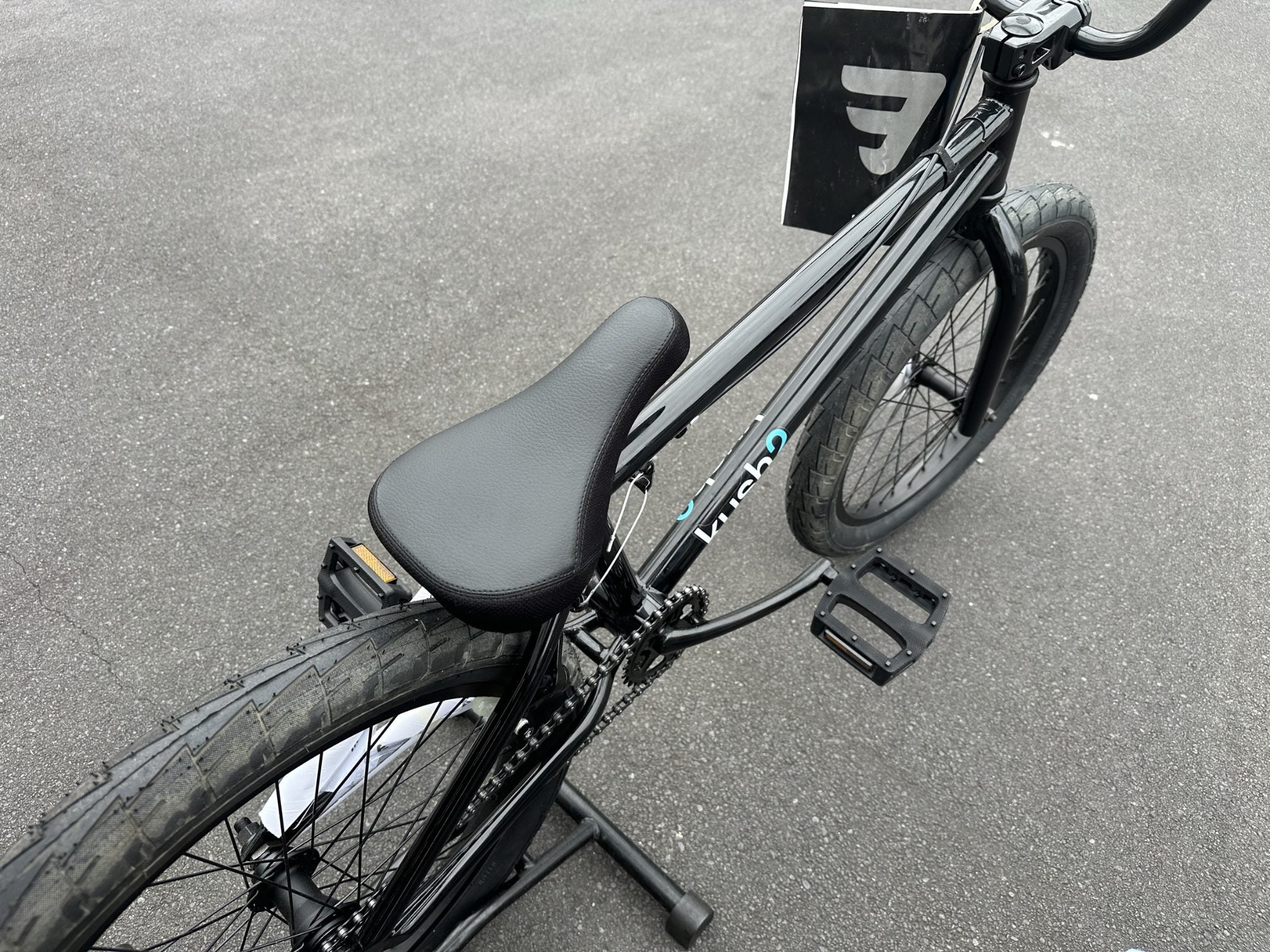 AB Bikes BMX Mafia Kush BMX in black – top view