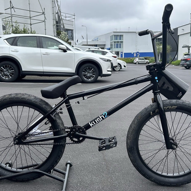 AB Bikes BMX Mafia Kush BMX in black – side view