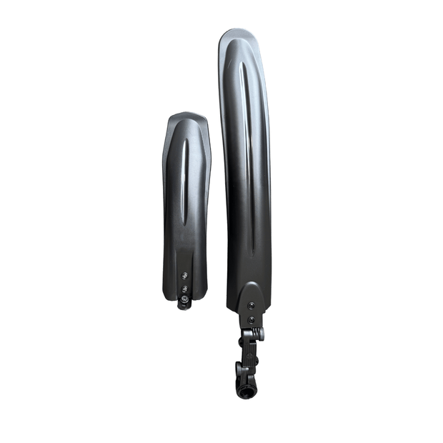 AB Bikes Accessories Mud Guard Set in black – front view