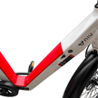 AB Bikes E-Bike NIU BQI-C3 sport in white – top tube view