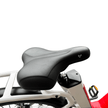 AB Bikes E-Bike NIU BQI-C3 sport in white – bike seat view