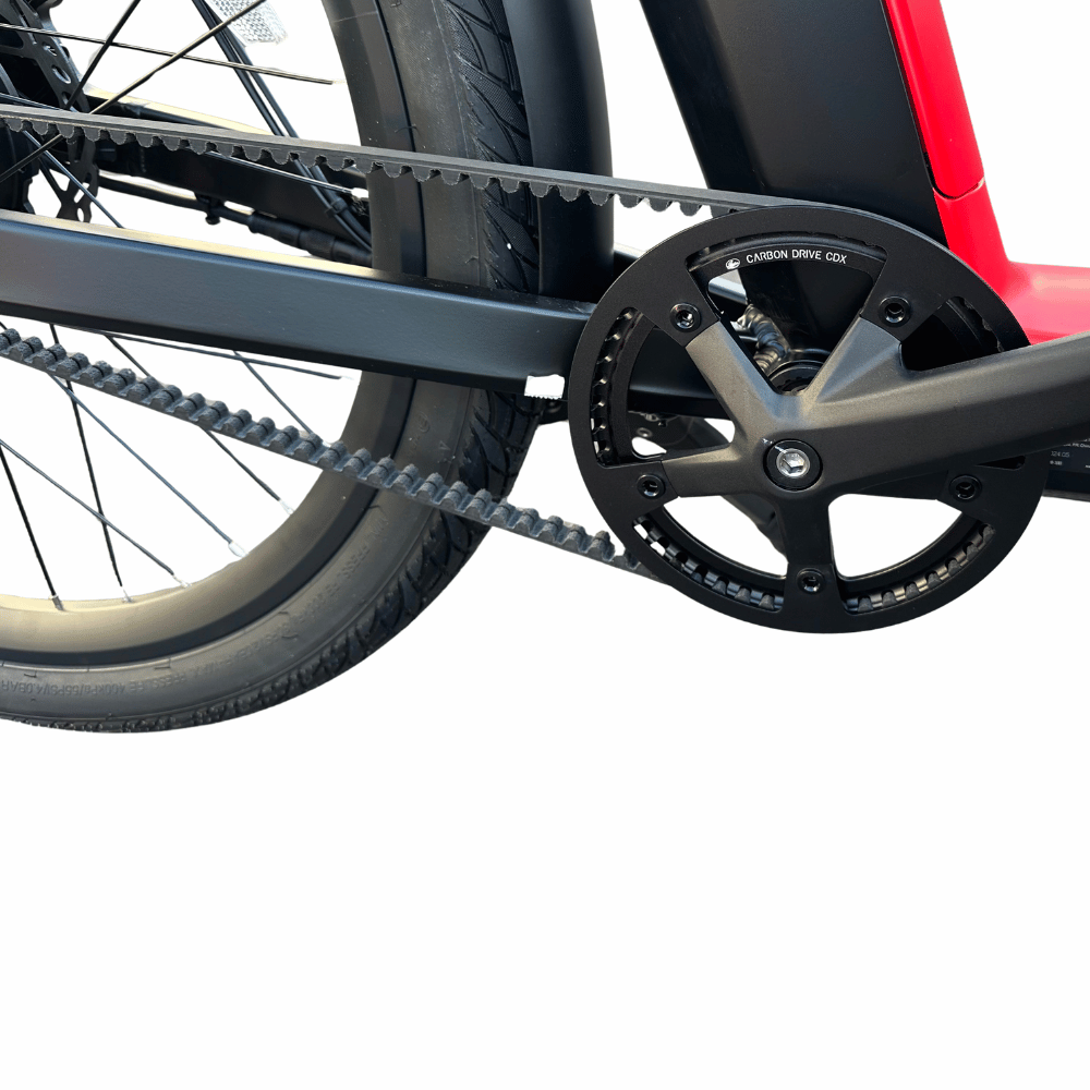 AB Bikes E-Bike NIU BQI-C3 Pro in black – belt view