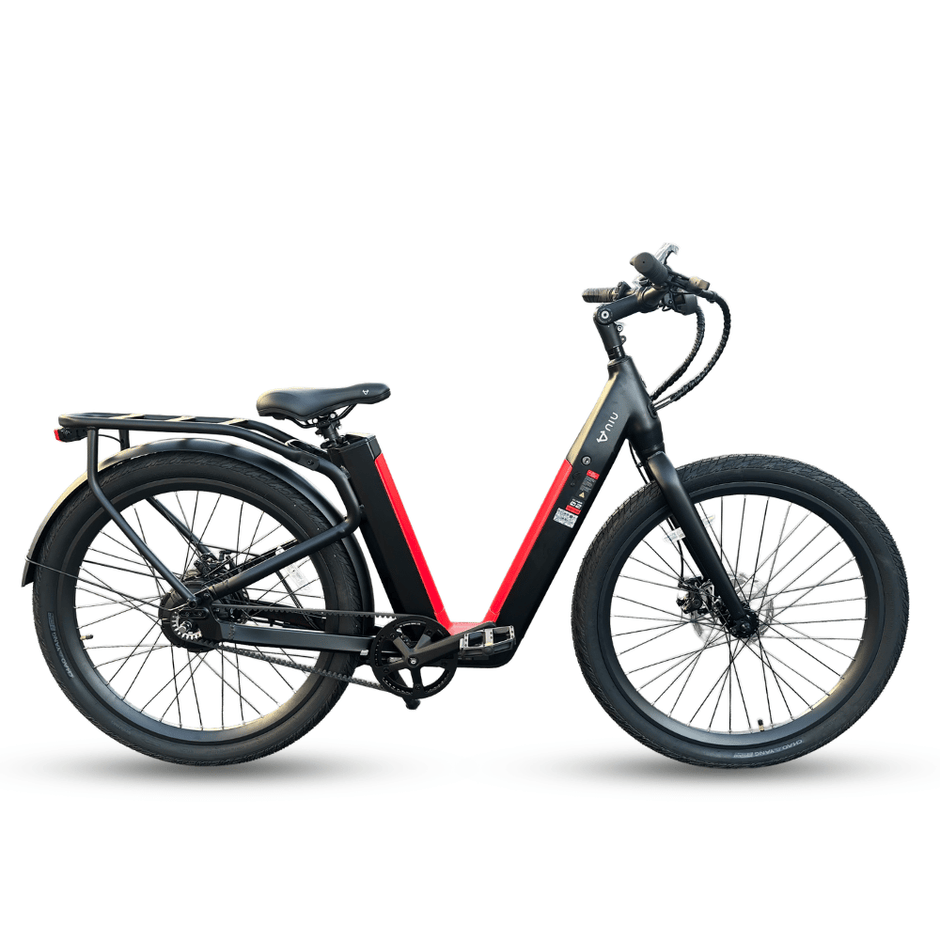 AB Bikes E-Bike NIU BQI-C3 Pro in black – side view