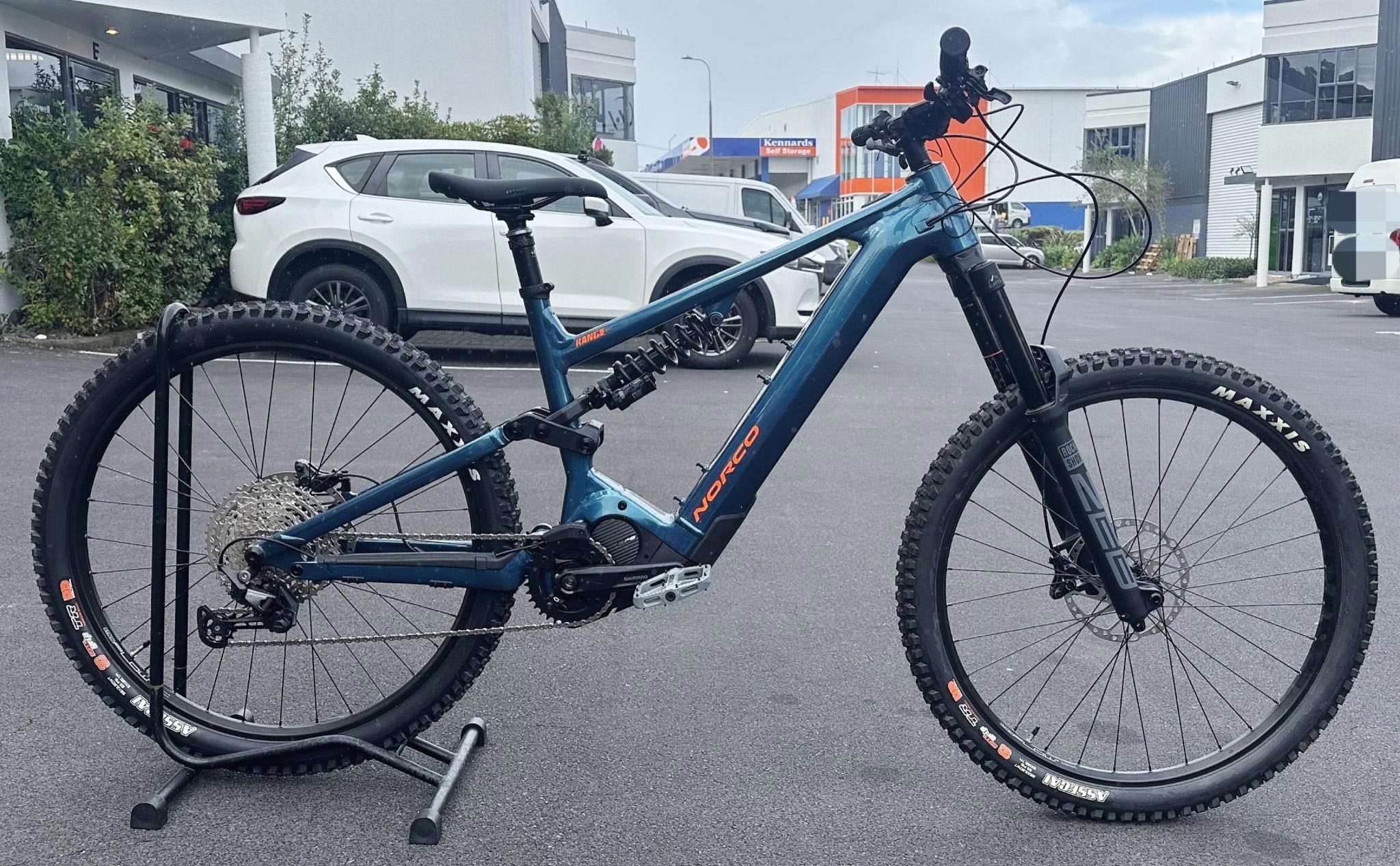 NORCO-MY21-RANGE-A2-VLT-BMZ-Ebike side– AB Bikes Auckland NZ