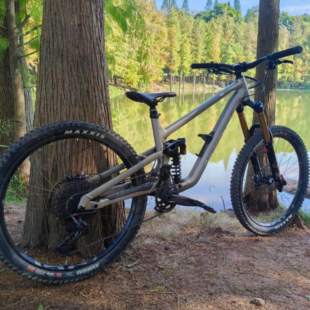 AB Bikes Mountain Bikes Norco Shore A1 in silver – real shot back side view