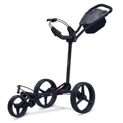 BIG MAX TRIO Golf Trundler FLATFOLD Push Cart 3-Wheel Trolley