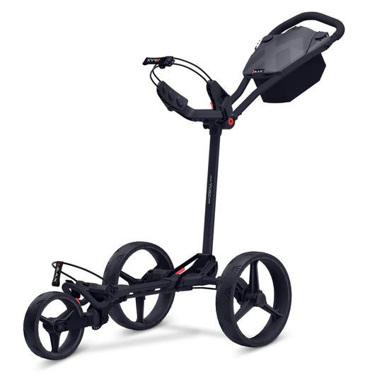 BIG MAX TRIO Golf Trundler FLATFOLD Push Cart 3-Wheel Trolley