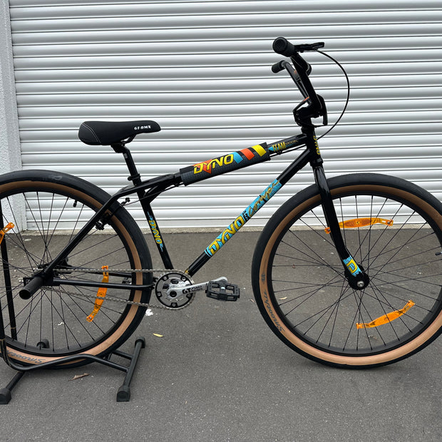 AB Bikes BMX Pro Series Heritage BLK O/ GT in black – real shot side view