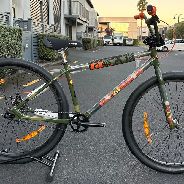 AB Bikes BMX Pro Series Heritage CMO O/ GT in green – real shot side view