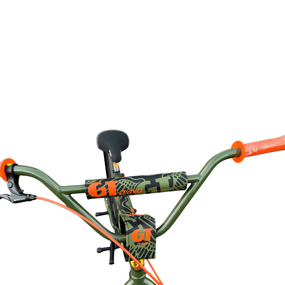 AB Bikes BMX Pro Series Heritage CMO O/ GT in green – front side handbar view