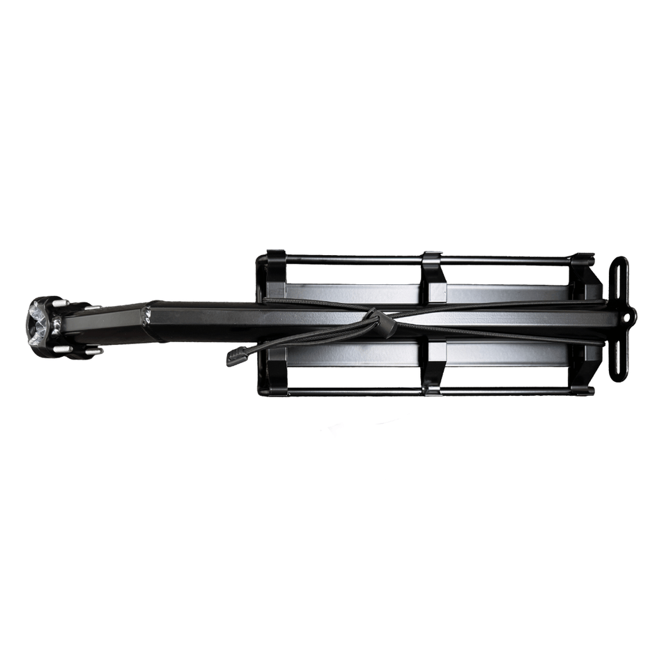 AB Bikes Accessories Rear Bike Rack in black – top view