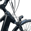 AB Bikes Electric Assist Bike Rover X/Y in black – head tube view