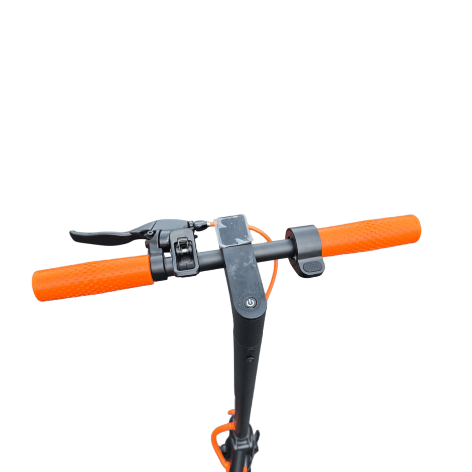 AB Bikes E-Scooter S1 Love Home in black – handbar view