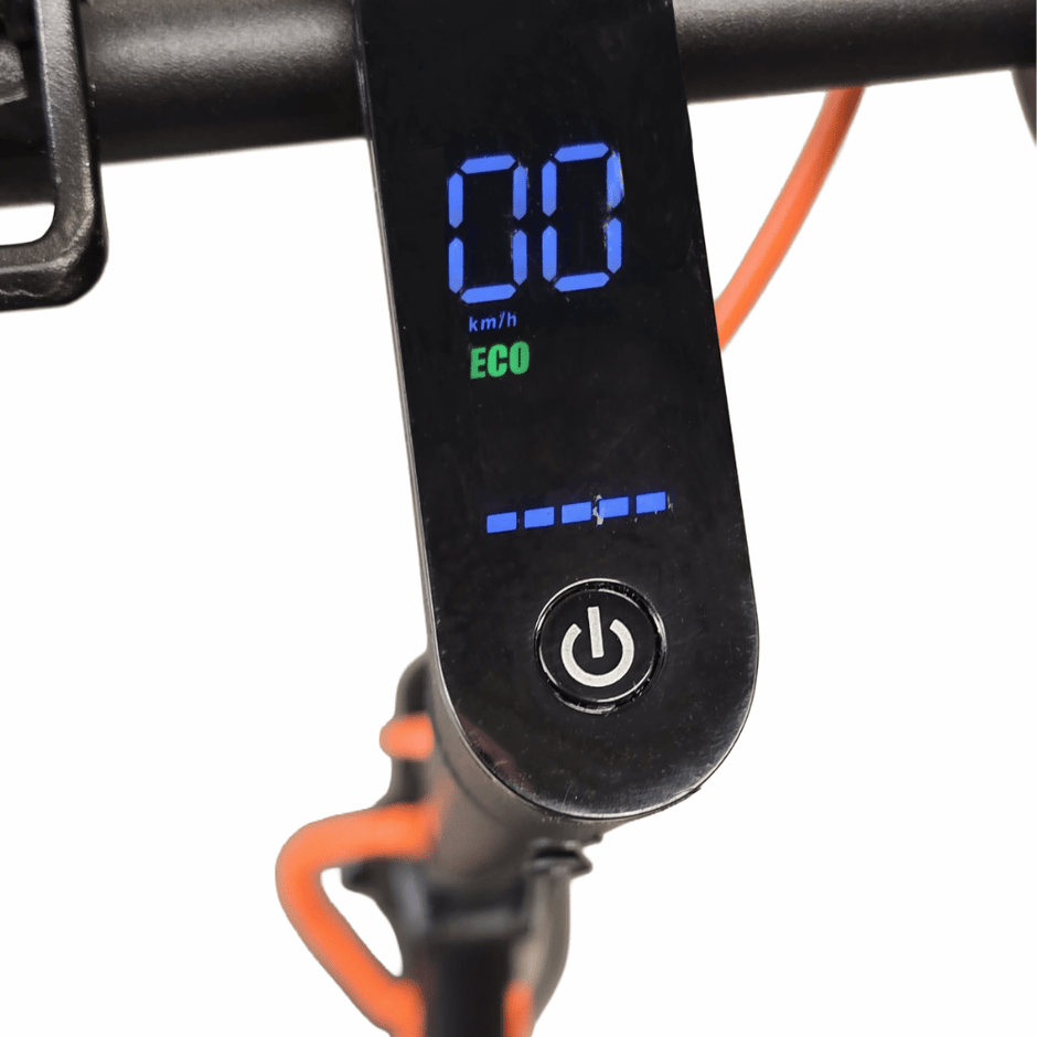 AB Bikes E-Scooter S1 Love Home in black – screen view
