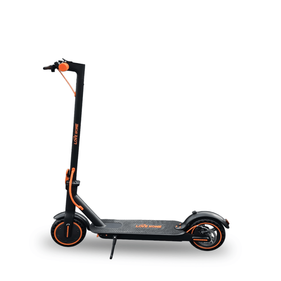 AB Bikes E-Scooter S1 Love Home in black – side view