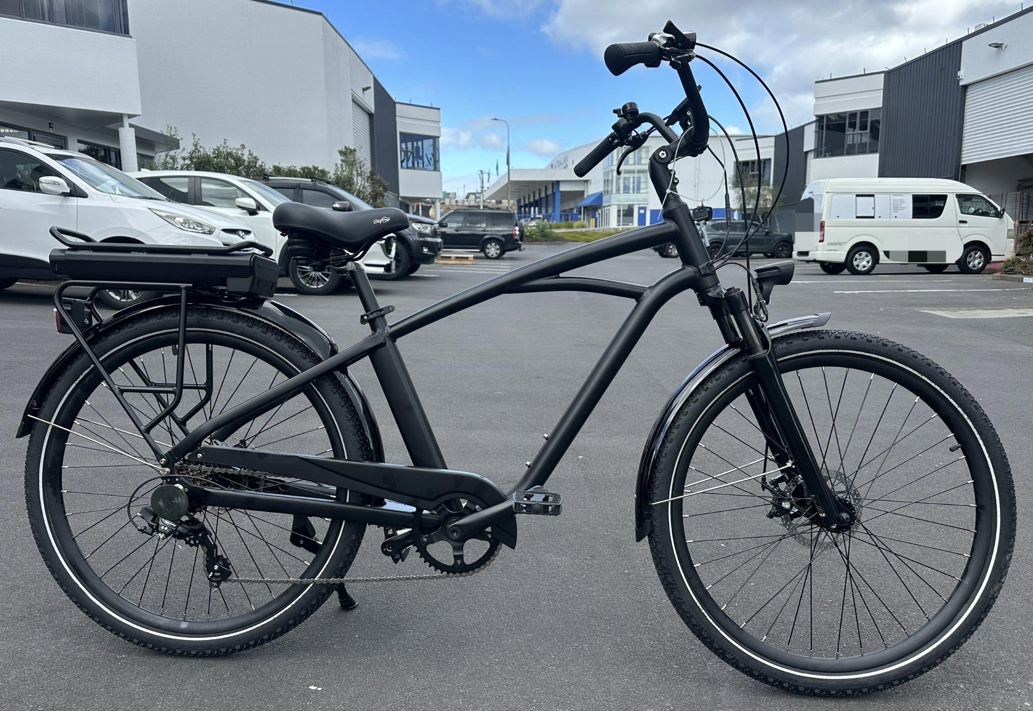 S2-Dual-Torque-Sensor-with-Long-Range-Battery-E-Bike side– AB Bikes Auckland NZ