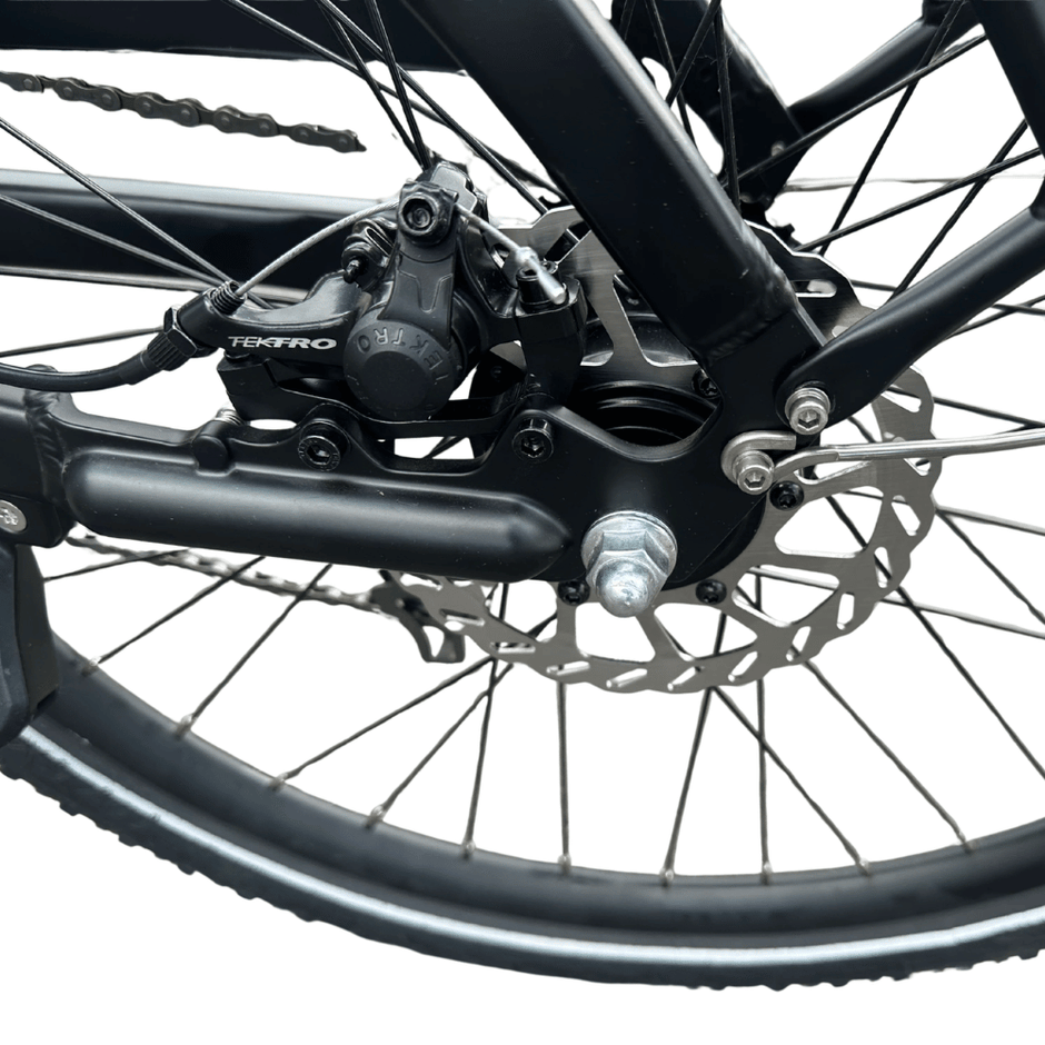 AB Bikes Electric Assist Bike S2 Dual Torque Sensor in black – motor view