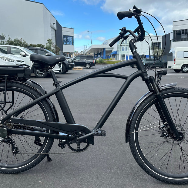 AB Bikes Electric Assist Bike S2 Dual Torque Sensor in black – side view
