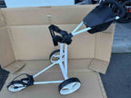 SIDE-Ti-Lite-Easy-to-Fold-Golf-trundler-3-wheel-push-cart-trolleyWhite– AB Bikes Auckland NZ
