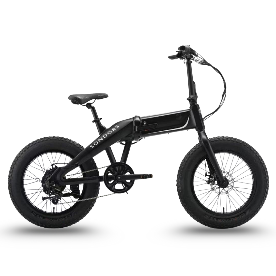 AB Bikes Electric Assist Bike SONDORS Fold X in black – side view