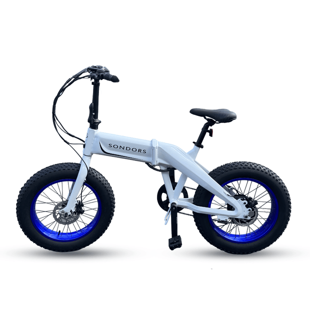 SONDORS Fold X Electric Bike in white– AB Bikes Auckland NZ