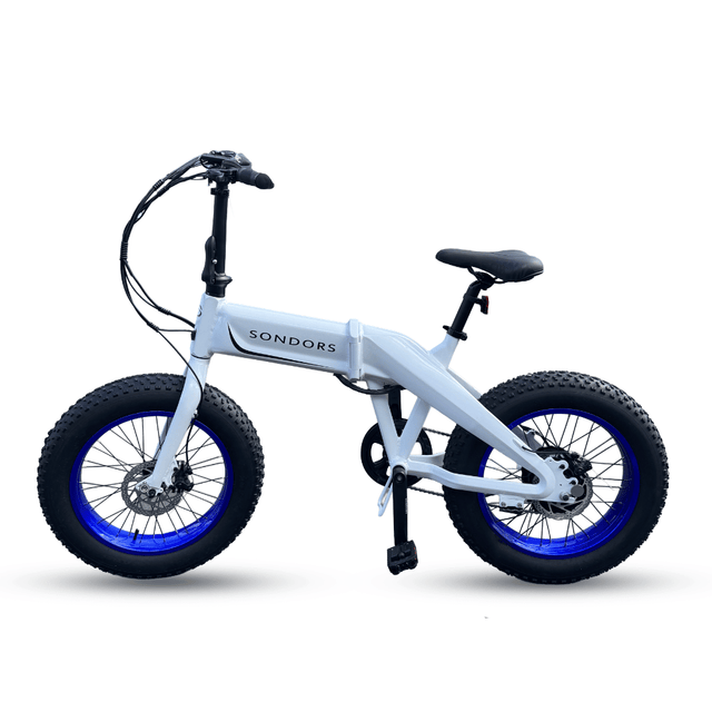 SONDORS Fold X Electric Bike in white– AB Bikes Auckland NZ