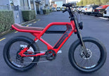 AB Bikes Electric Mountain Bike SONDORS MadMods in red – real shot side view