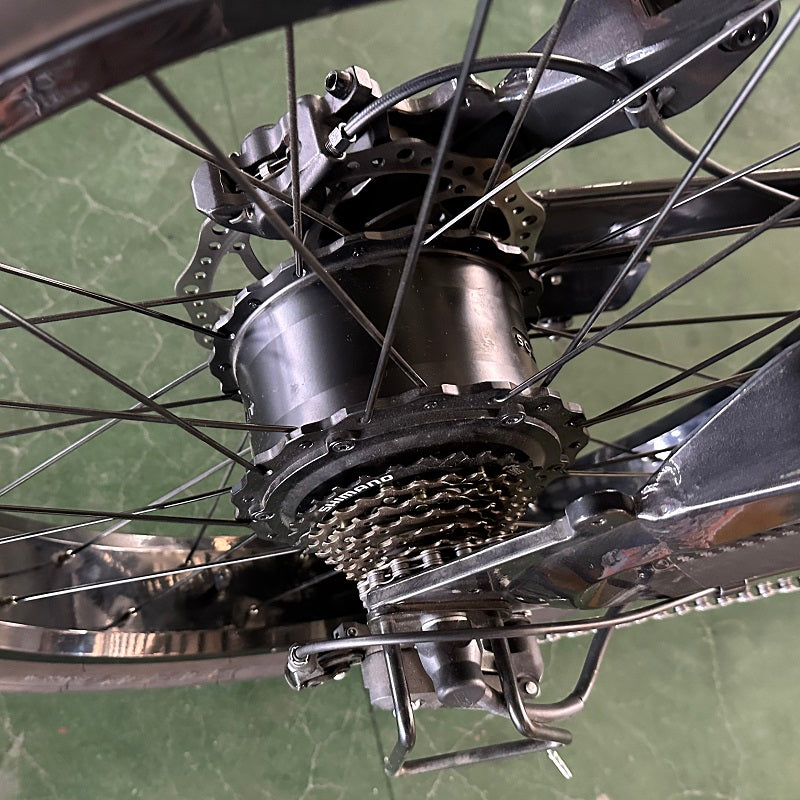 AB Bikes Electric Mountain Bike SONDORS MadMods in black – motor view