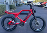 AB Bikes E Mountain Bike Rental SONDORS MadMods in red – side view