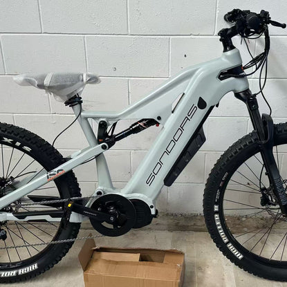 AB Bikes Electric Mountain Bike SONDORS Rockstar in gray – side view