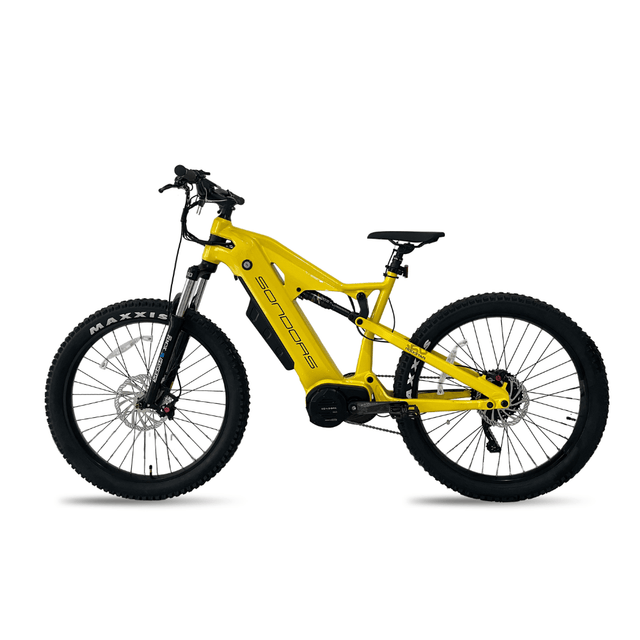 SONDORS Rockstar Electric Mountain Bike in yellow – AB Bikes Auckland NZ