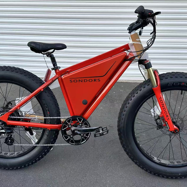 AB Bikes Electric Mountain Bike SONDORS XS in orange – side view
