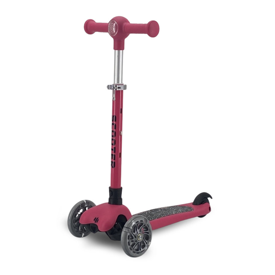 AB Bikes Scooter mini3 in pink – side view