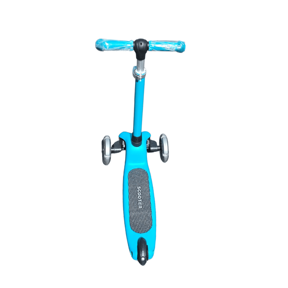 AB Bikes Scooter mini3 in blue – back top view