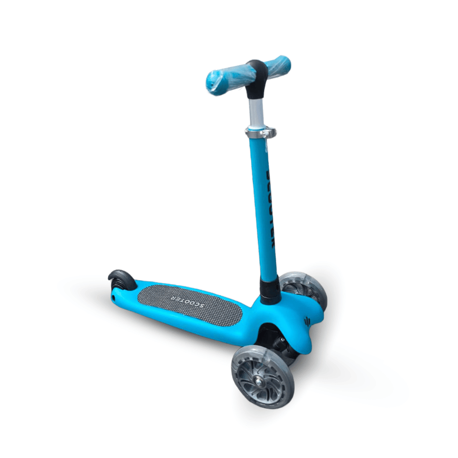AB Bikes Scooter mini3 in blue – side view