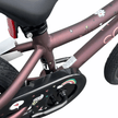 AB Bikes Kid Bike Scott Roxter 16 in purple – seat tube view