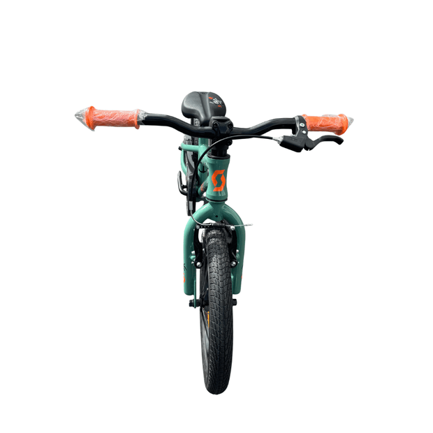 AB Bikes Kid Bike Scott Roxter 16 in green – front view