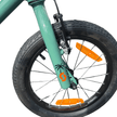 AB Bikes Kid Bike Scott Roxter 16 in green – front wheel view